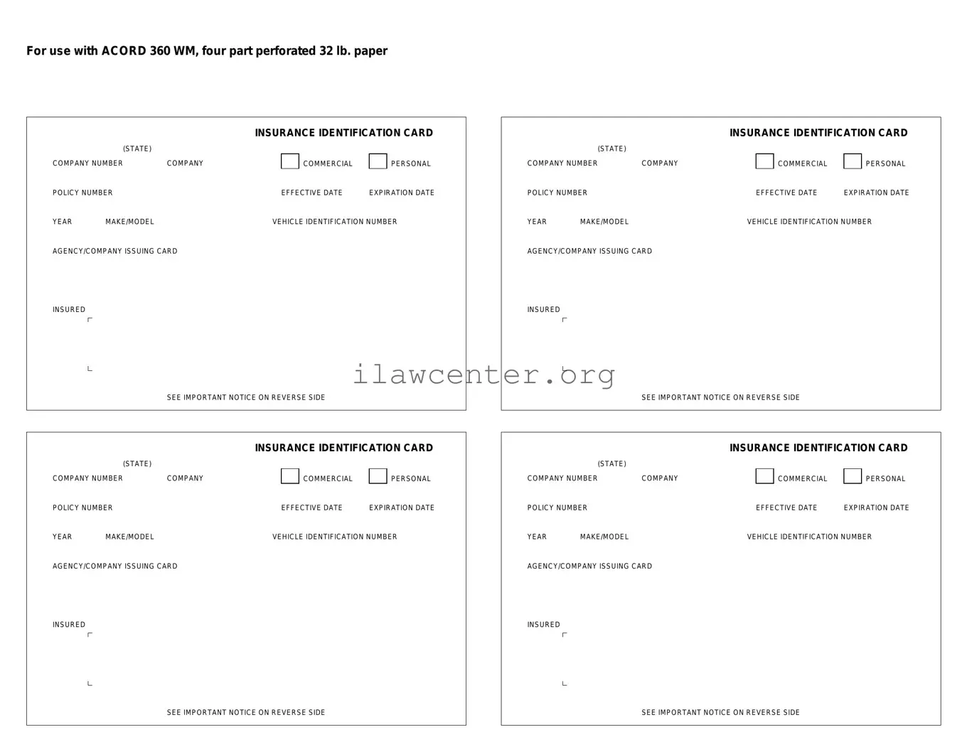 Acord 50 WM PDF Template