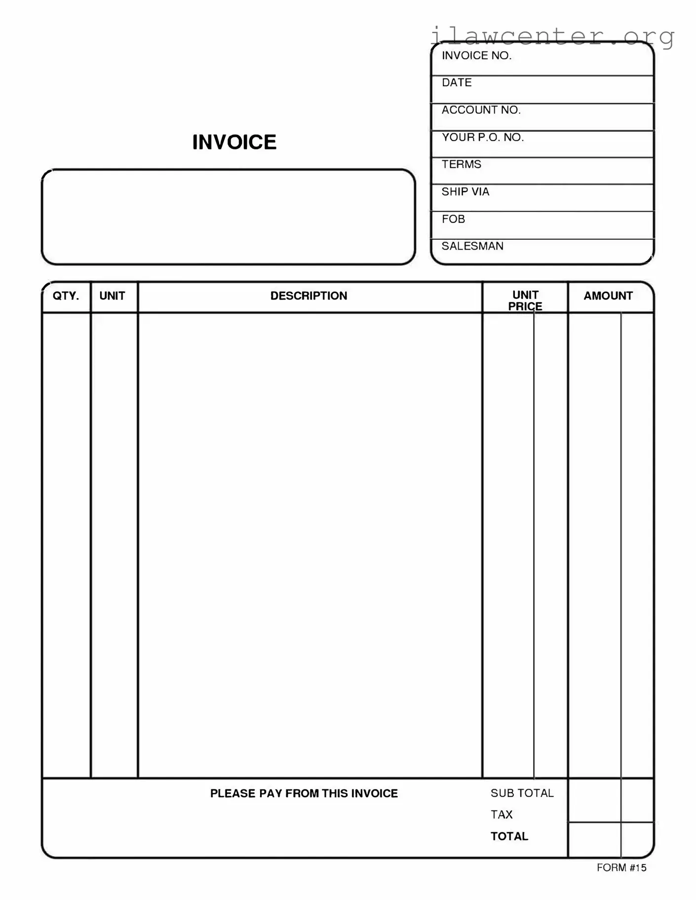 Free And Invoice Pdf PDF Template