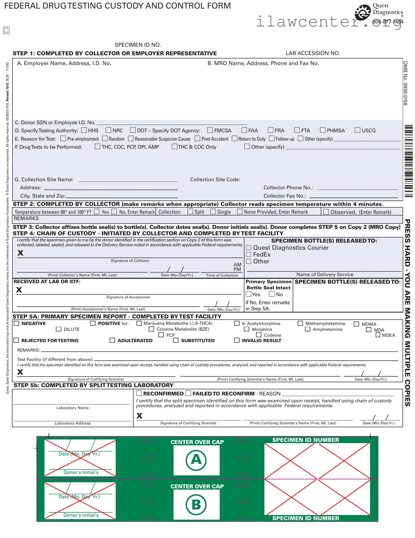 Drug Screen PDF Template