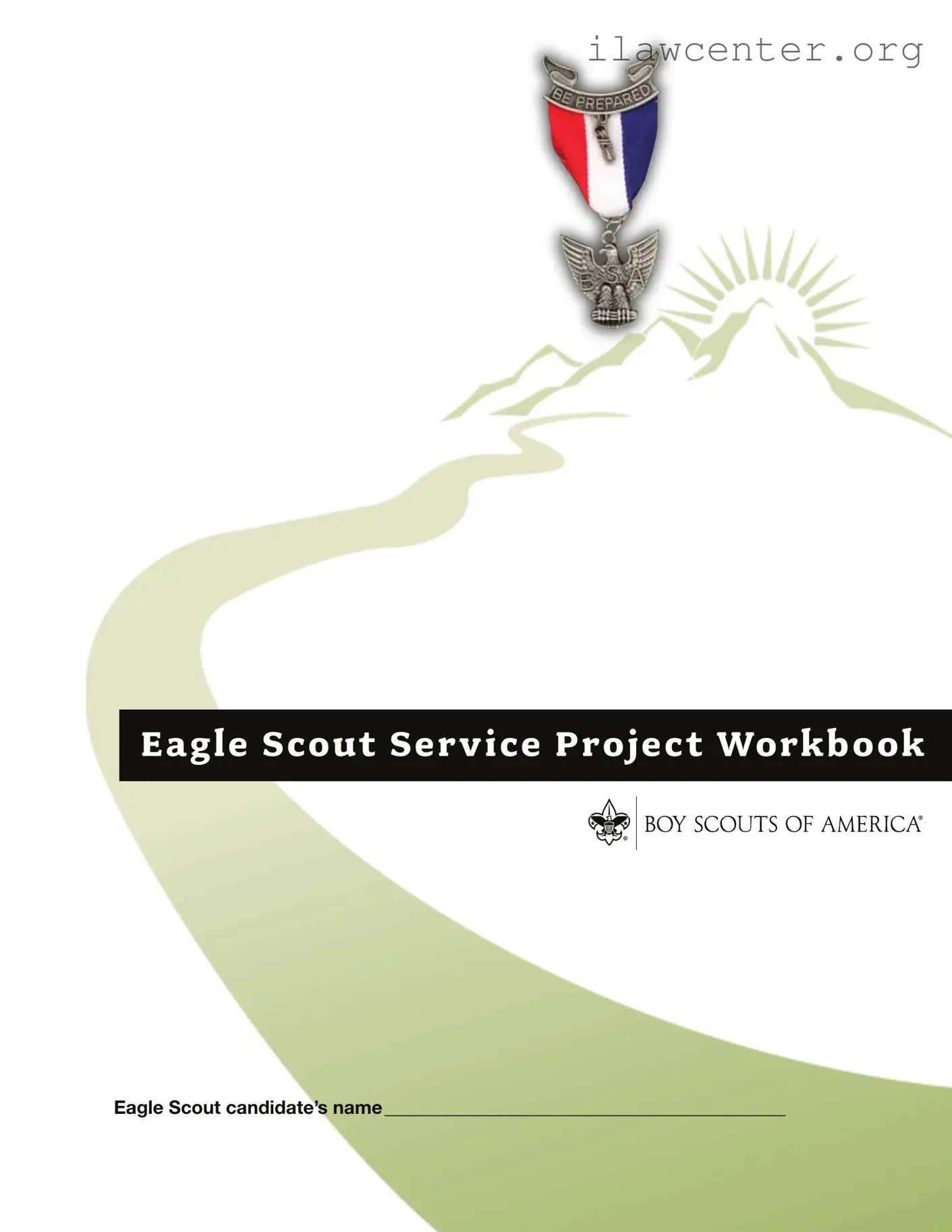 Eagle Scout Project Workbook PDF Template